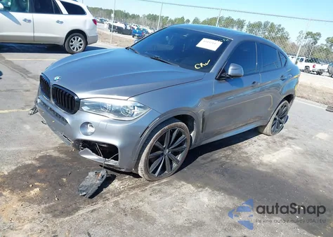 2016 BMW X6 xDrive50I z USA, uszkodzony, nr VIN 5UXKU6C58G0R33922